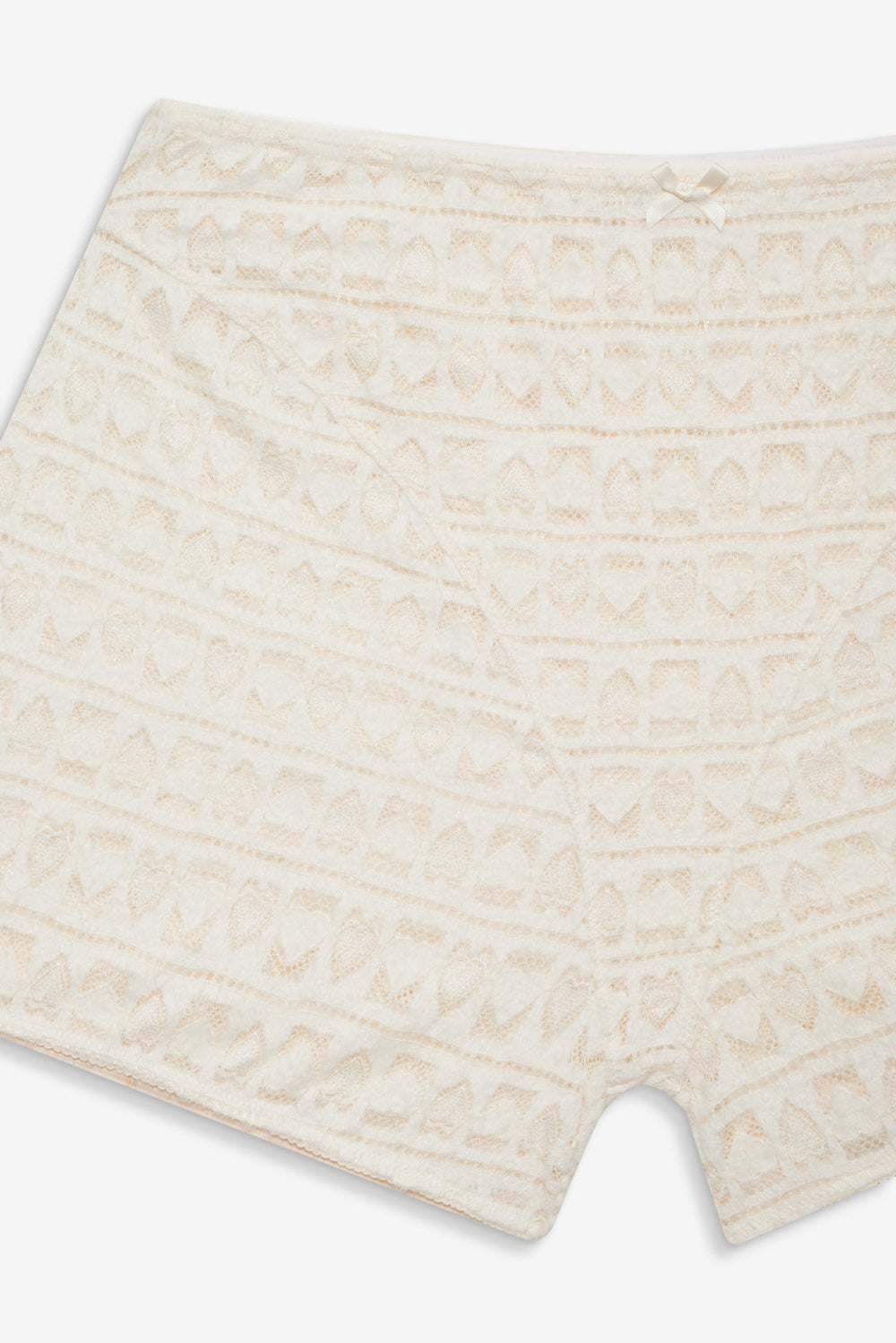 Reba Sleep Boyshort — White