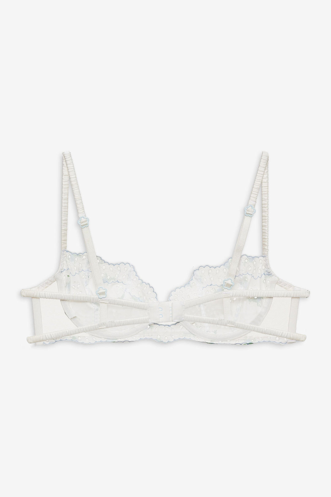 Budding Blossom Underwire Bra — White