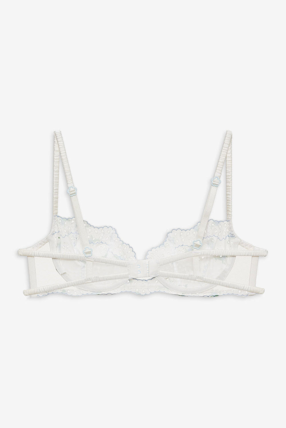 Budding Blossom Underwire Bra — White