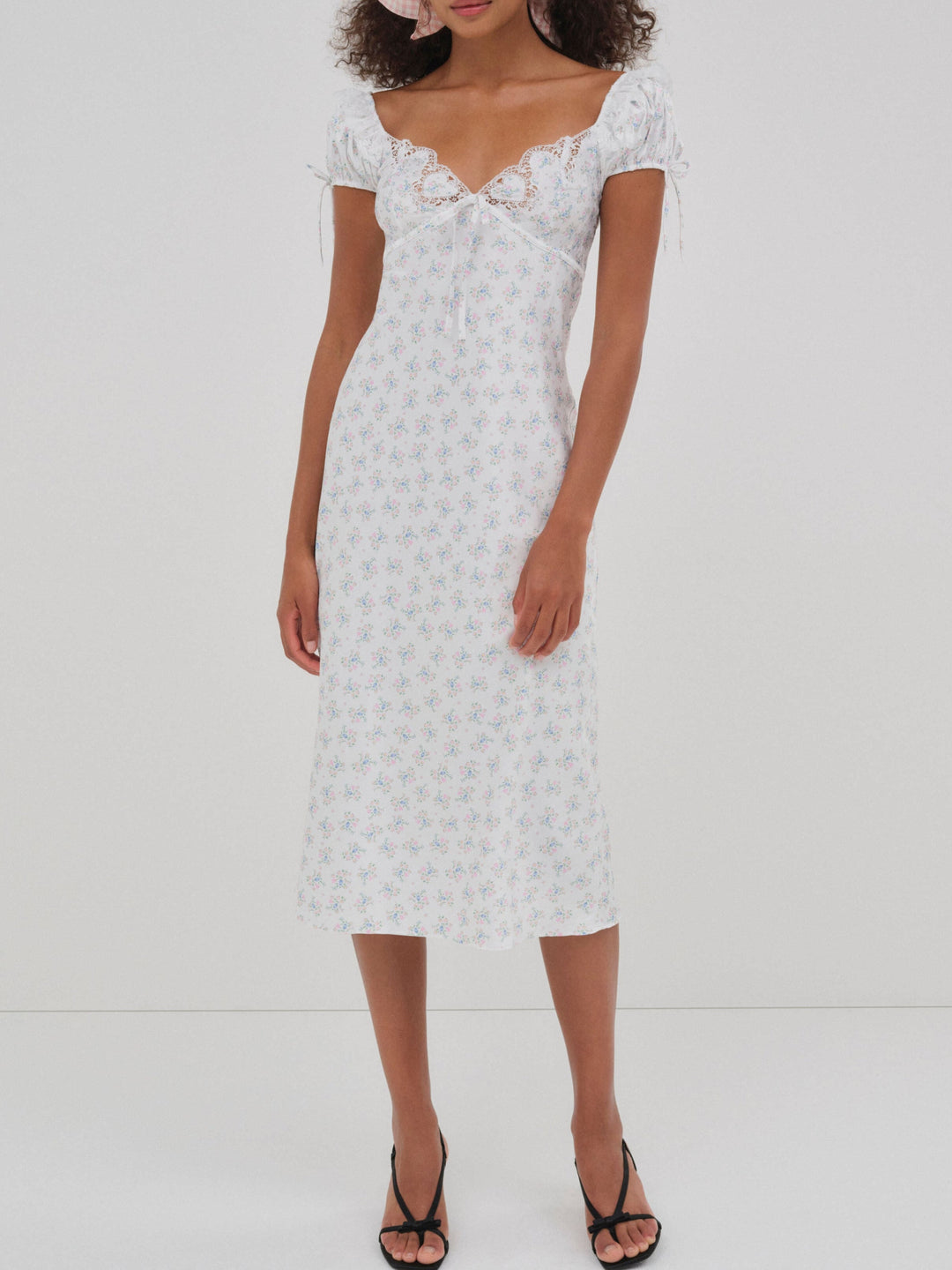 Sweet Escape Midi Slip Dress — White