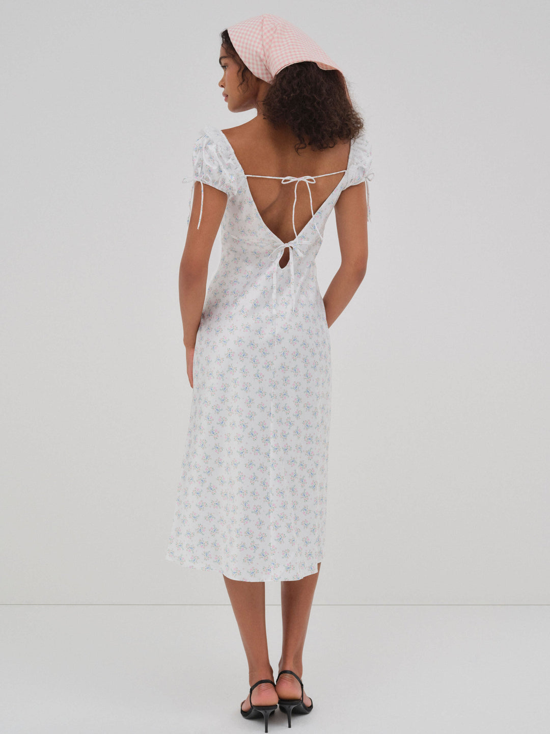 Sweet Escape Midi Slip Dress — White
