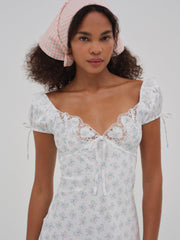 Sweet Escape Midi Slip Dress — White