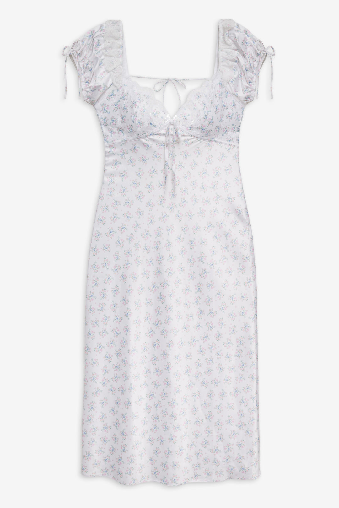 Sweet Escape Midi Slip Dress — White