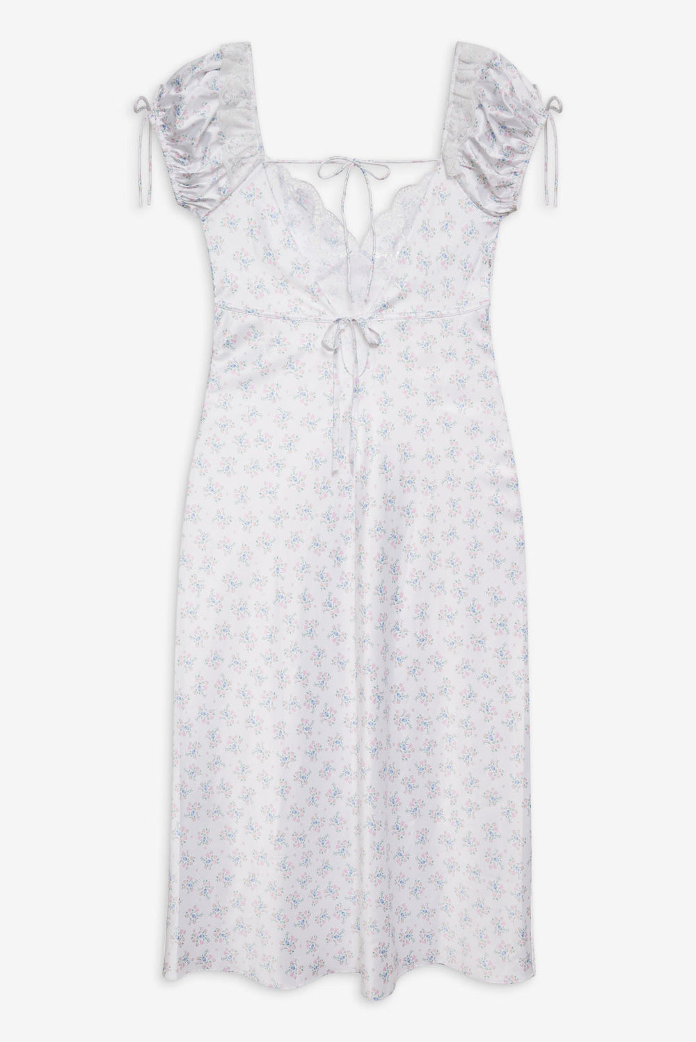 Sweet Escape Midi Slip Dress — White
