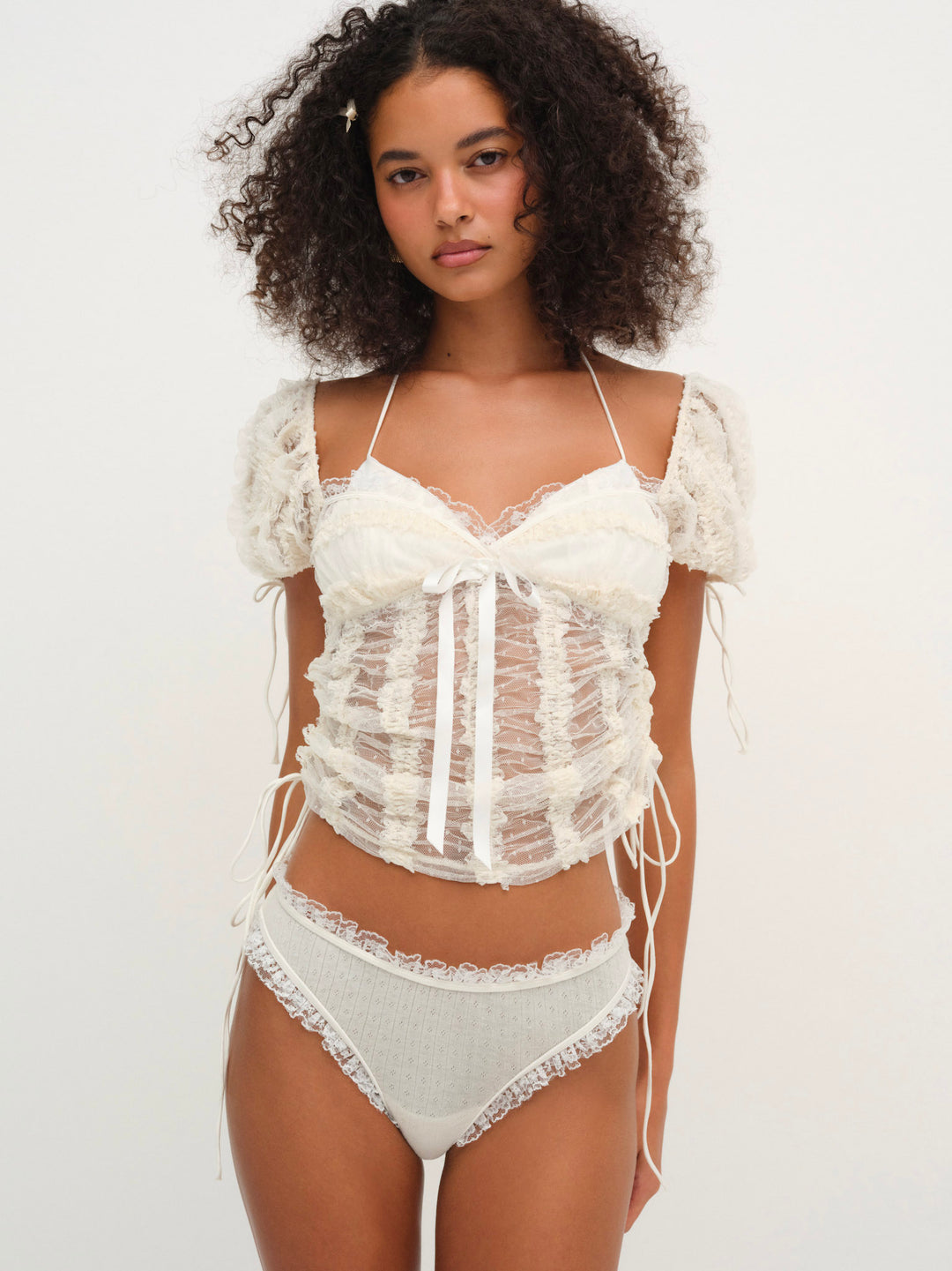 Romy Cheeky Panty — White