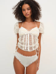 Romy Cheeky Panty — White