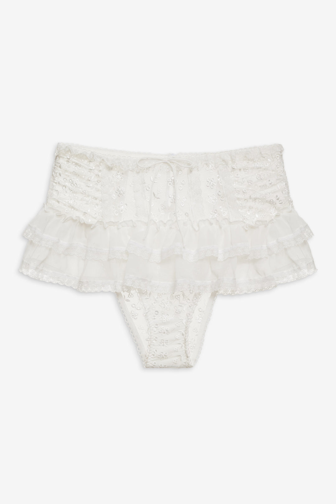 Layer Cake Chiffon Panty — White