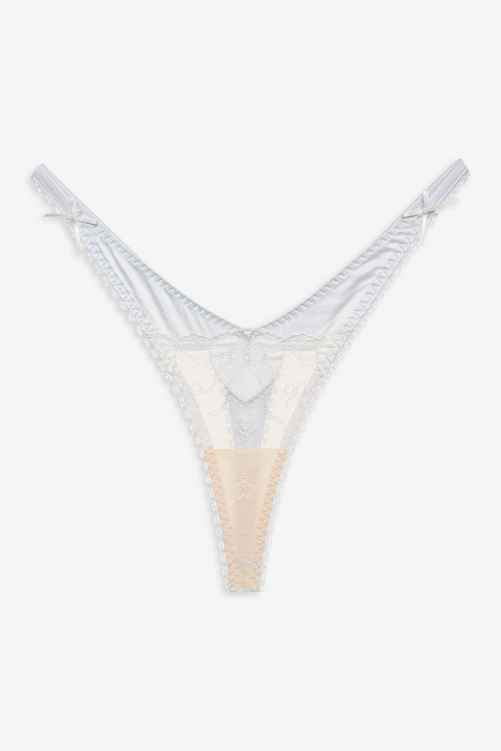 Pure Heart Thong Panty — White