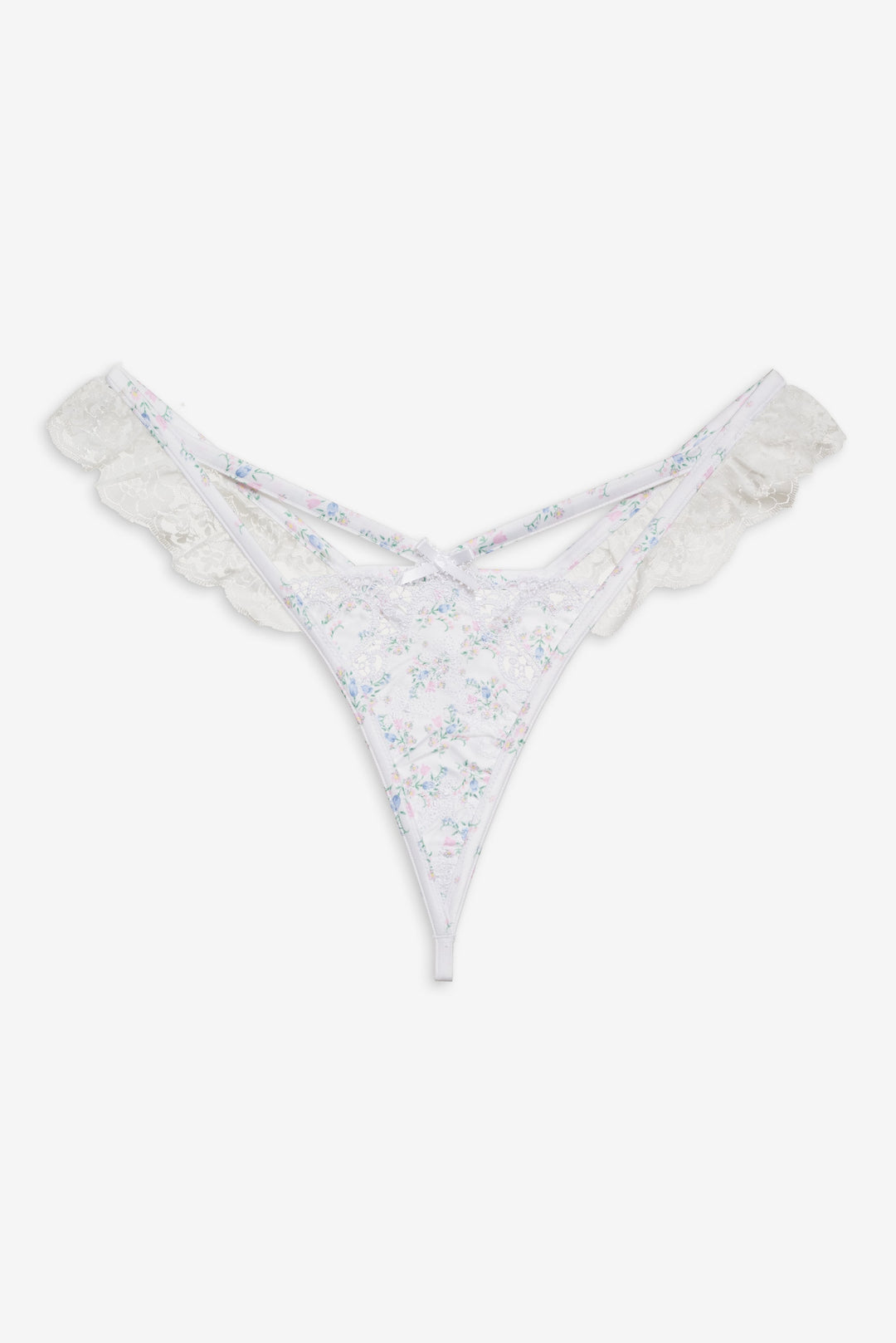 Sweet Escape Thong Panty — White