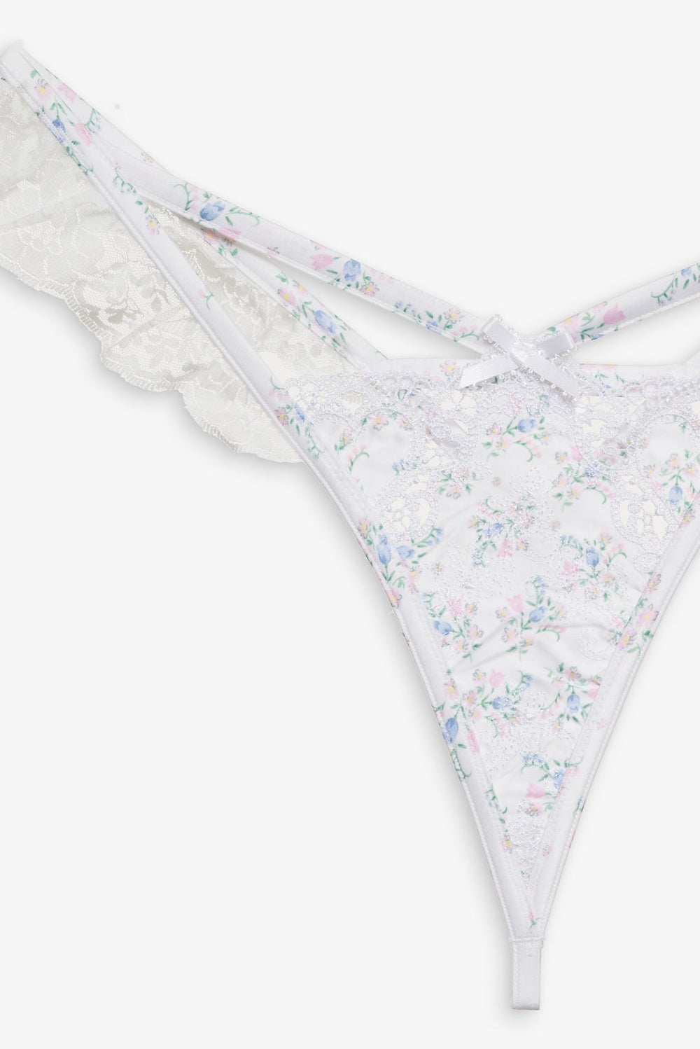 Sweet Escape Thong Panty — White
