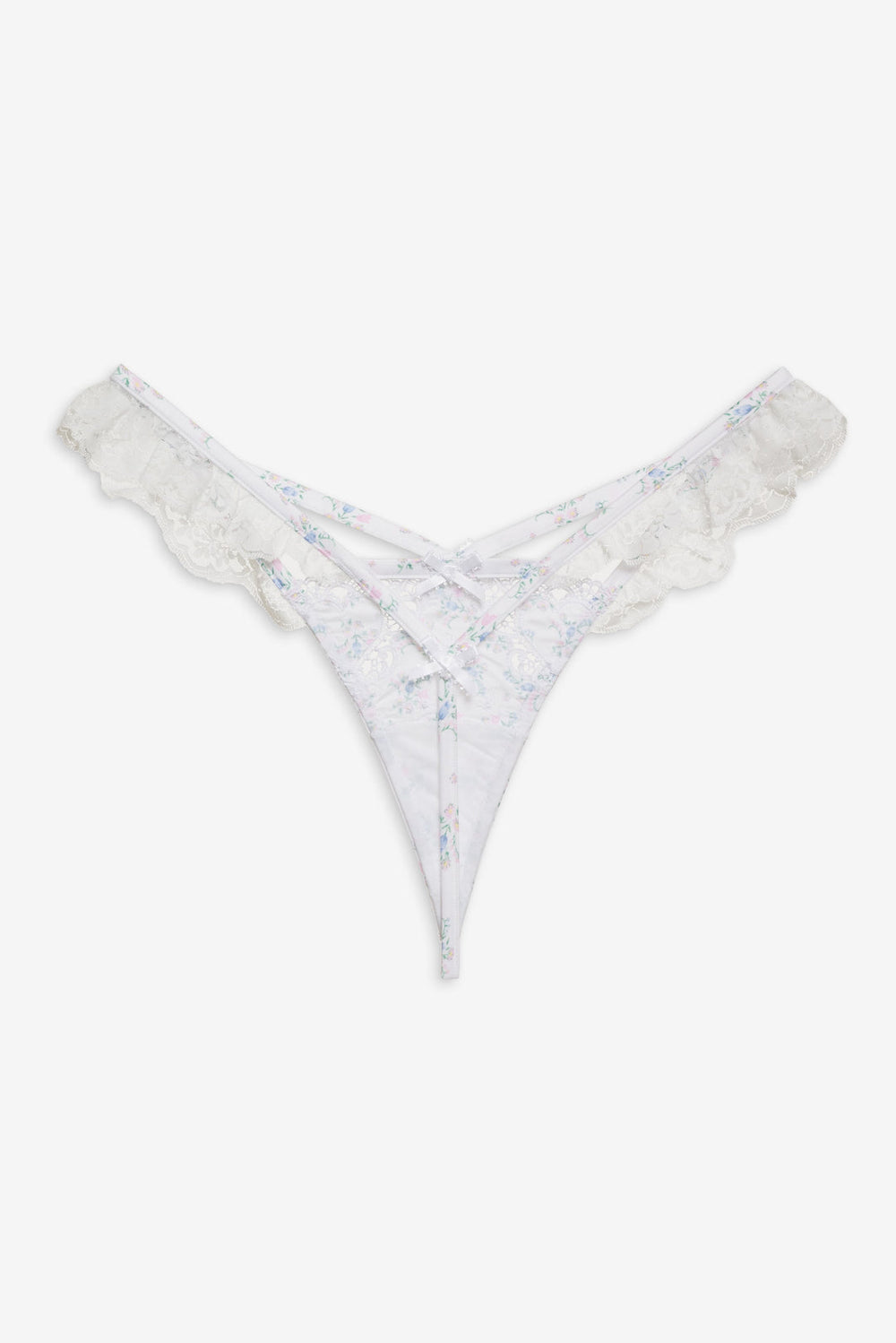 Sweet Escape Thong Panty — White