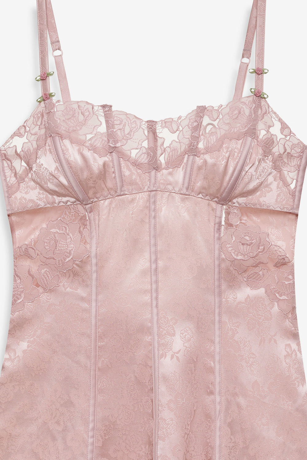 Blissful Blooms Slip Dress — Pink