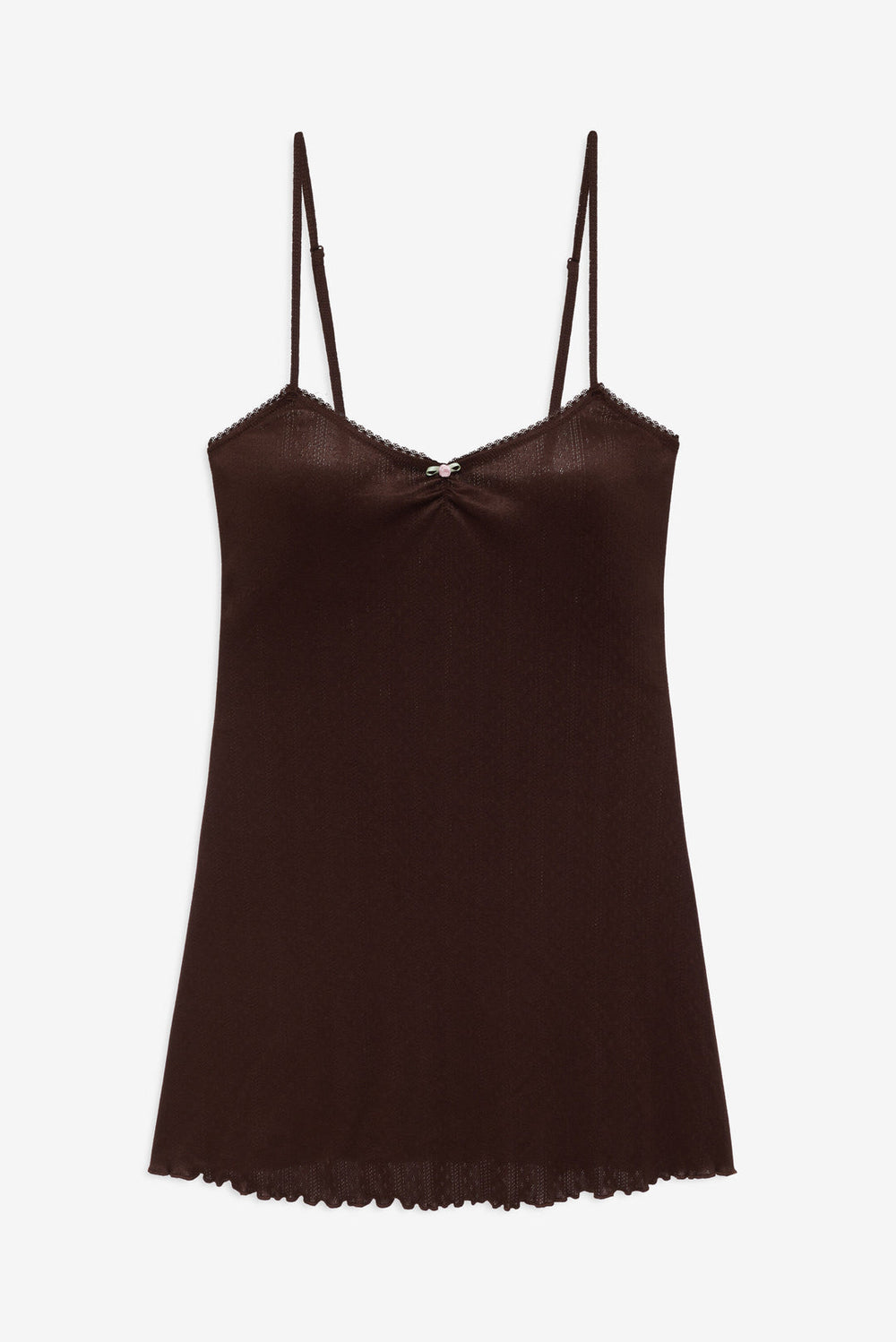 Elliana Slip Dress — Chocolate