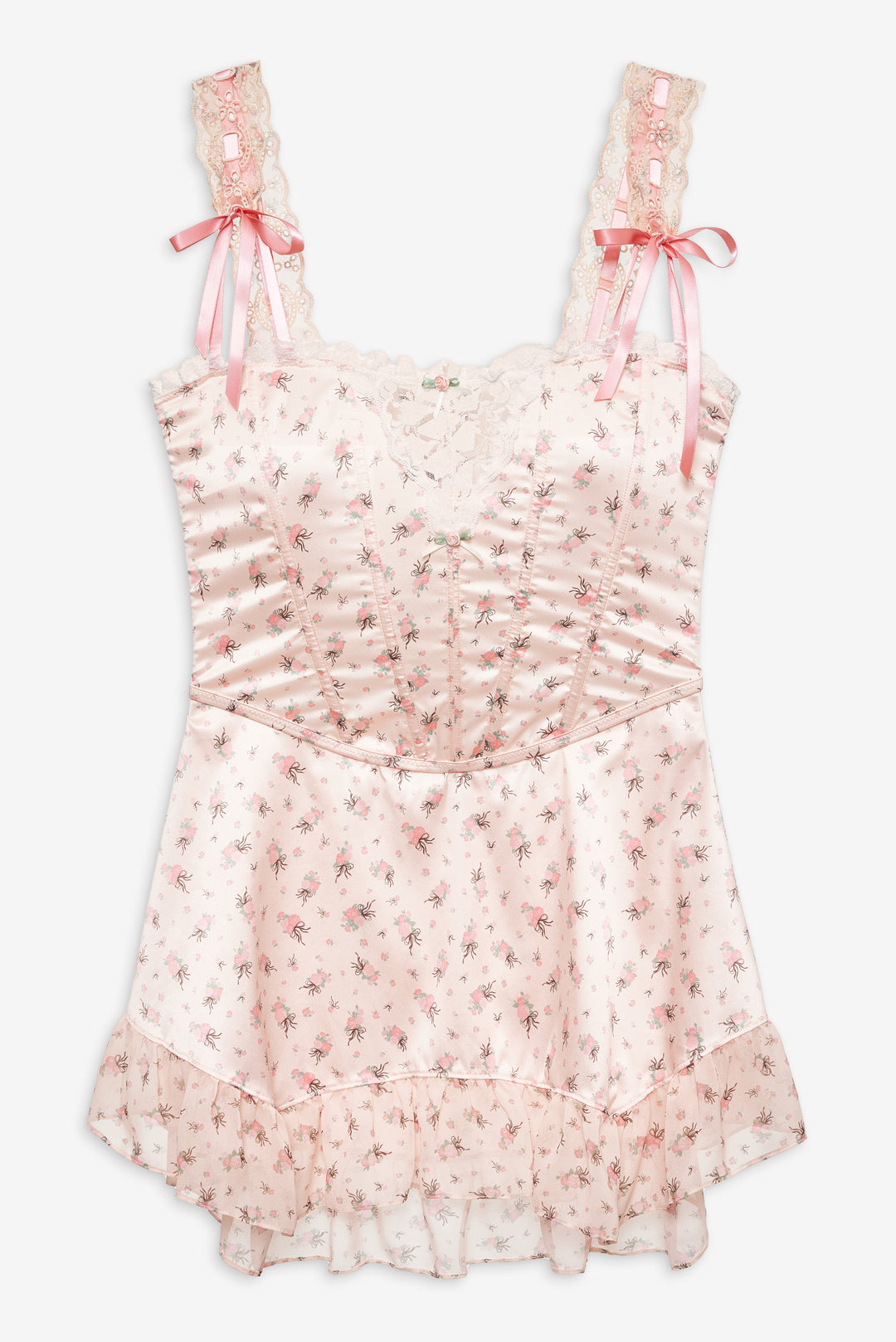 Peaches & Cream Slip Dress — Peach