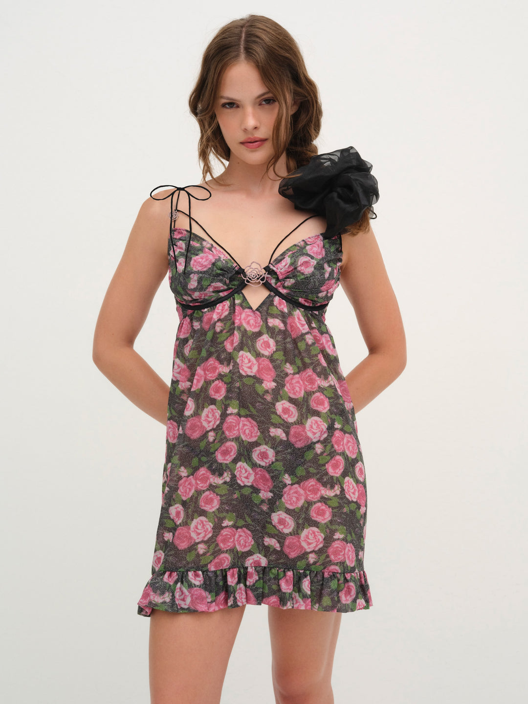 Ciara Slip Dress — Black