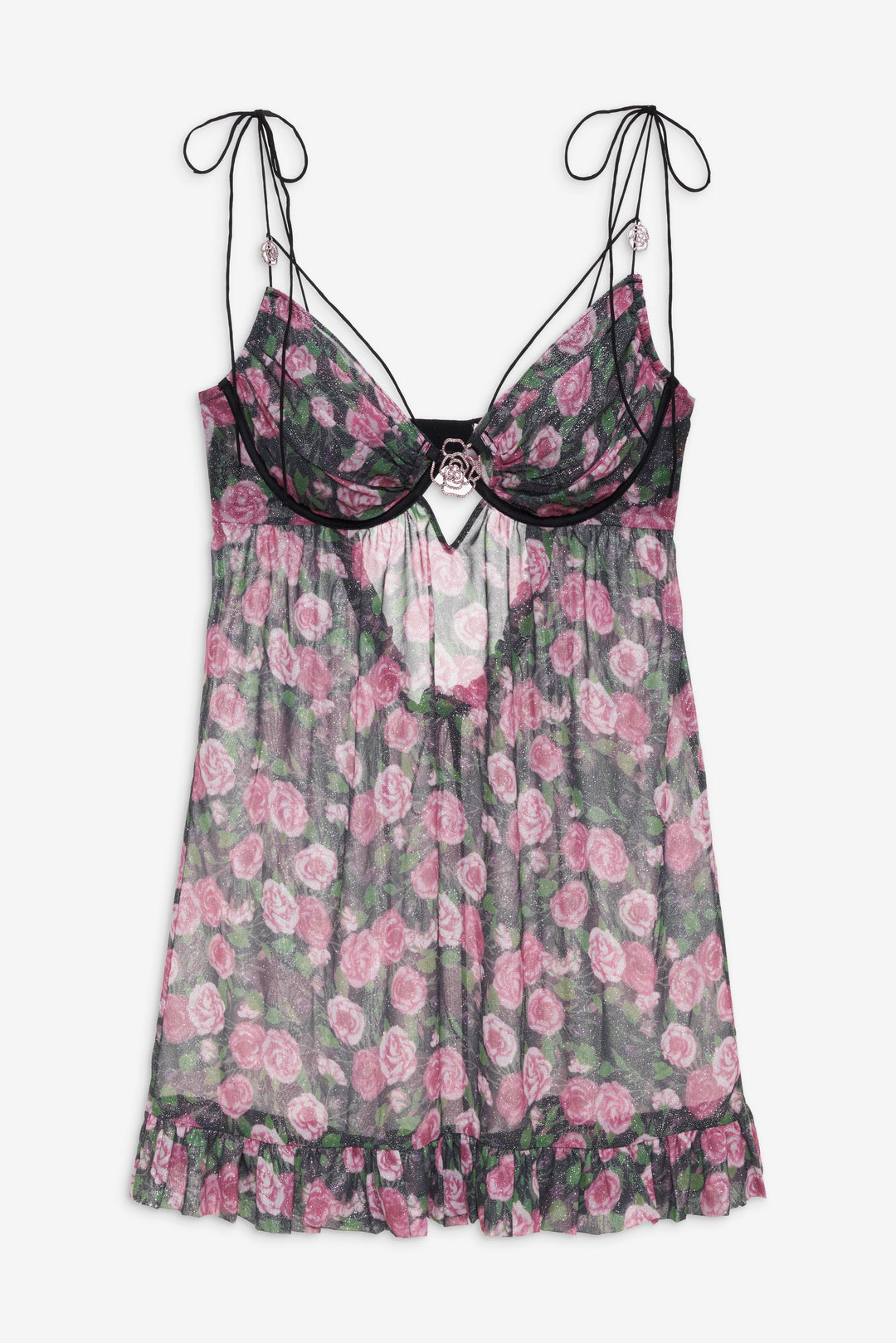 Ciara Slip Dress — Black