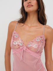 Kristi Maxi Slip Dress — Mauve