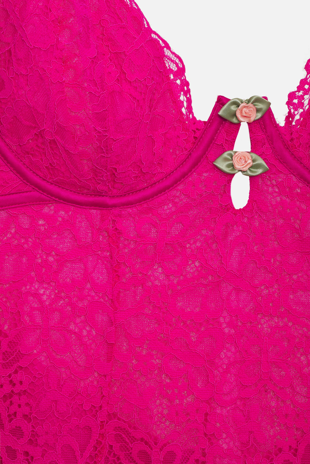 Creamsicle Lace Slip Dress — Pink