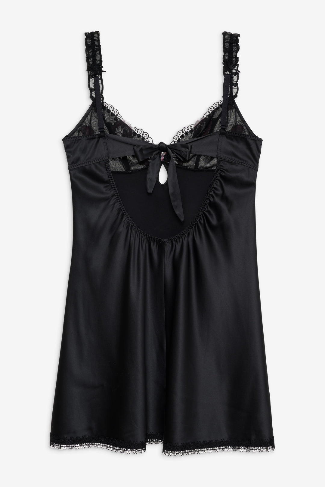 Love Garden Slip Dress — Black