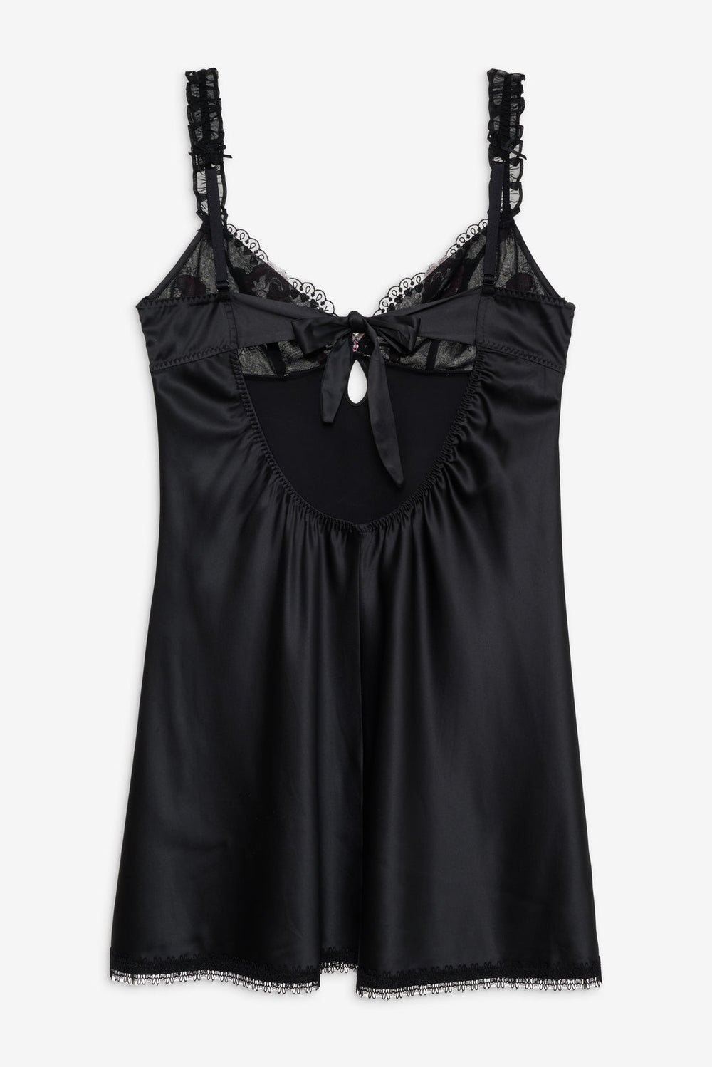 Love Garden Slip Dress — Black