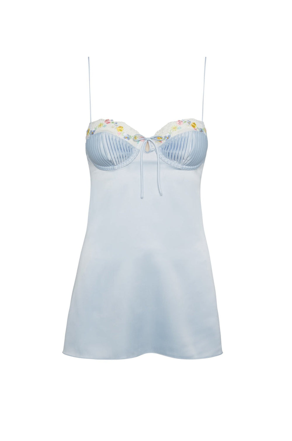 Paloma Slip Dress — Baby Blue