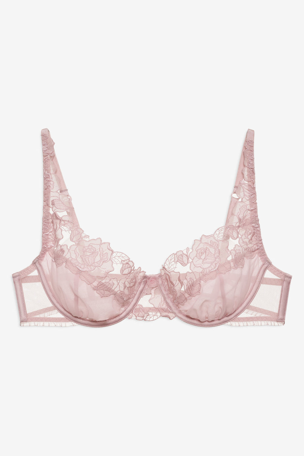 Blissful Blooms Underwire Bra — Pink