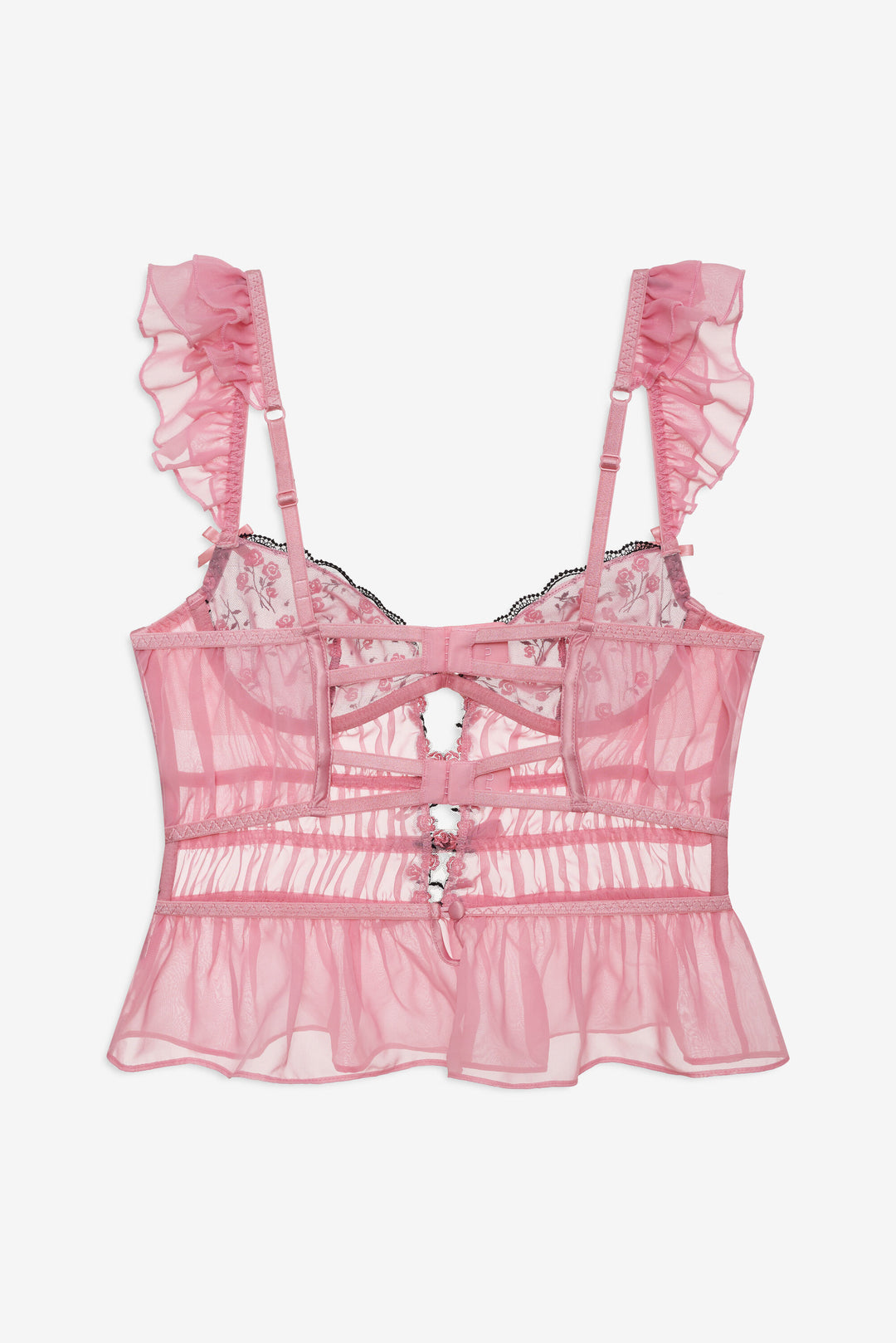 Rose Cluster Bustier — Pink