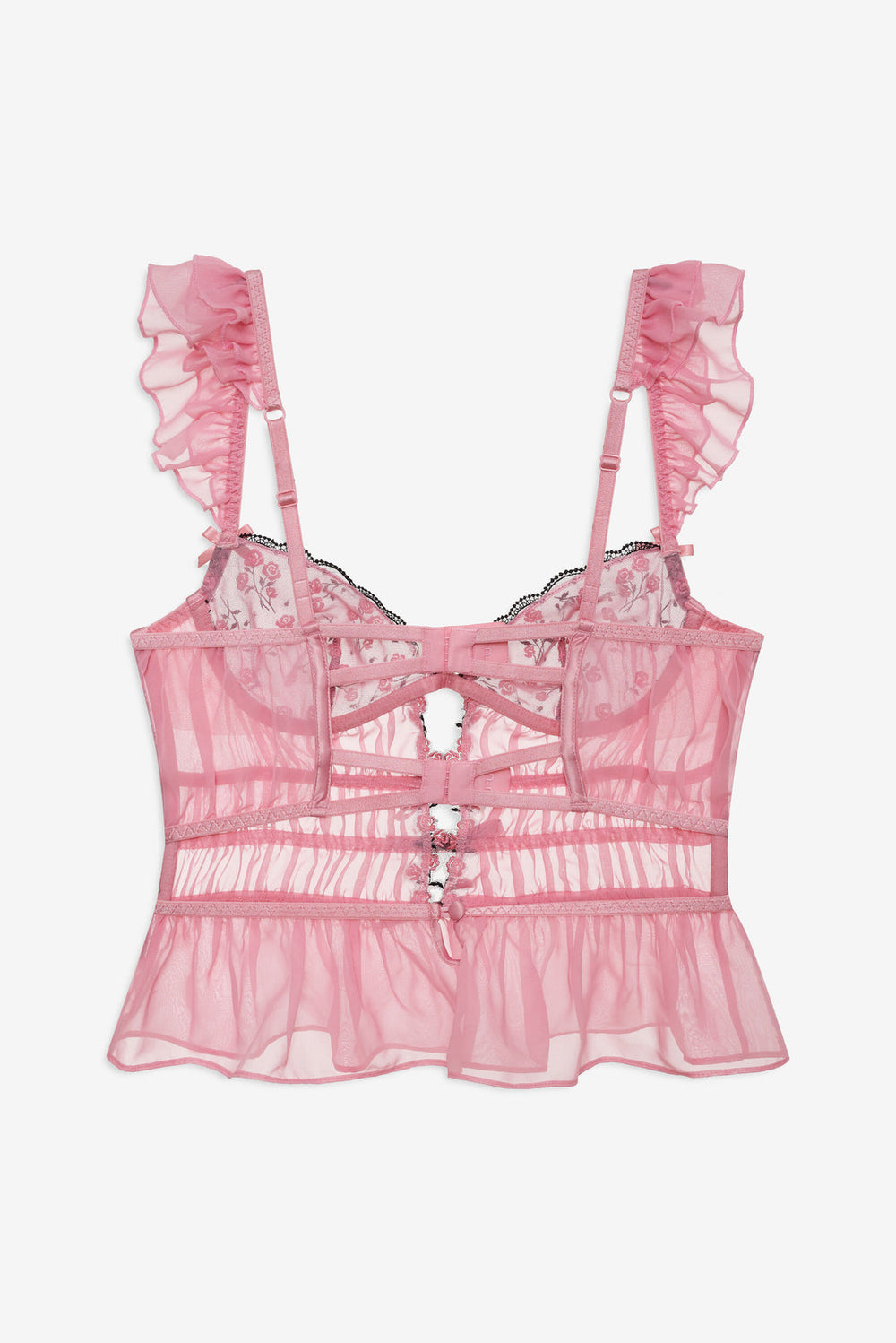 Rose Cluster Bustier — Pink