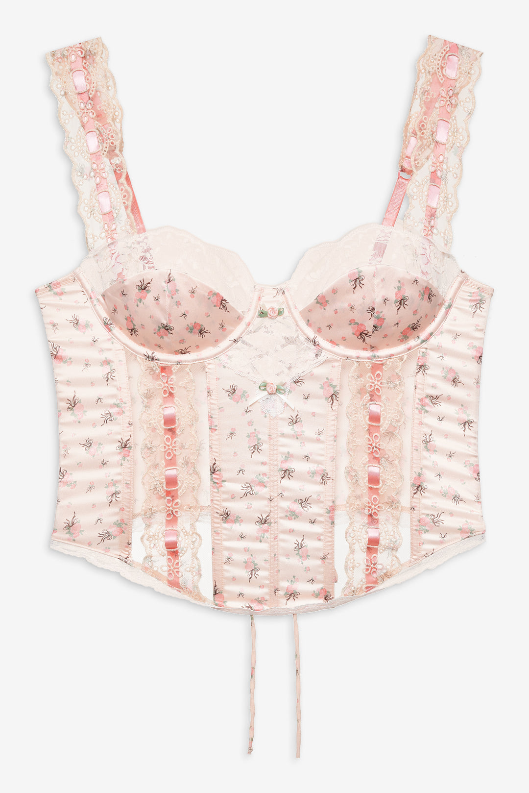 Peaches & Cream Bustier — Peach