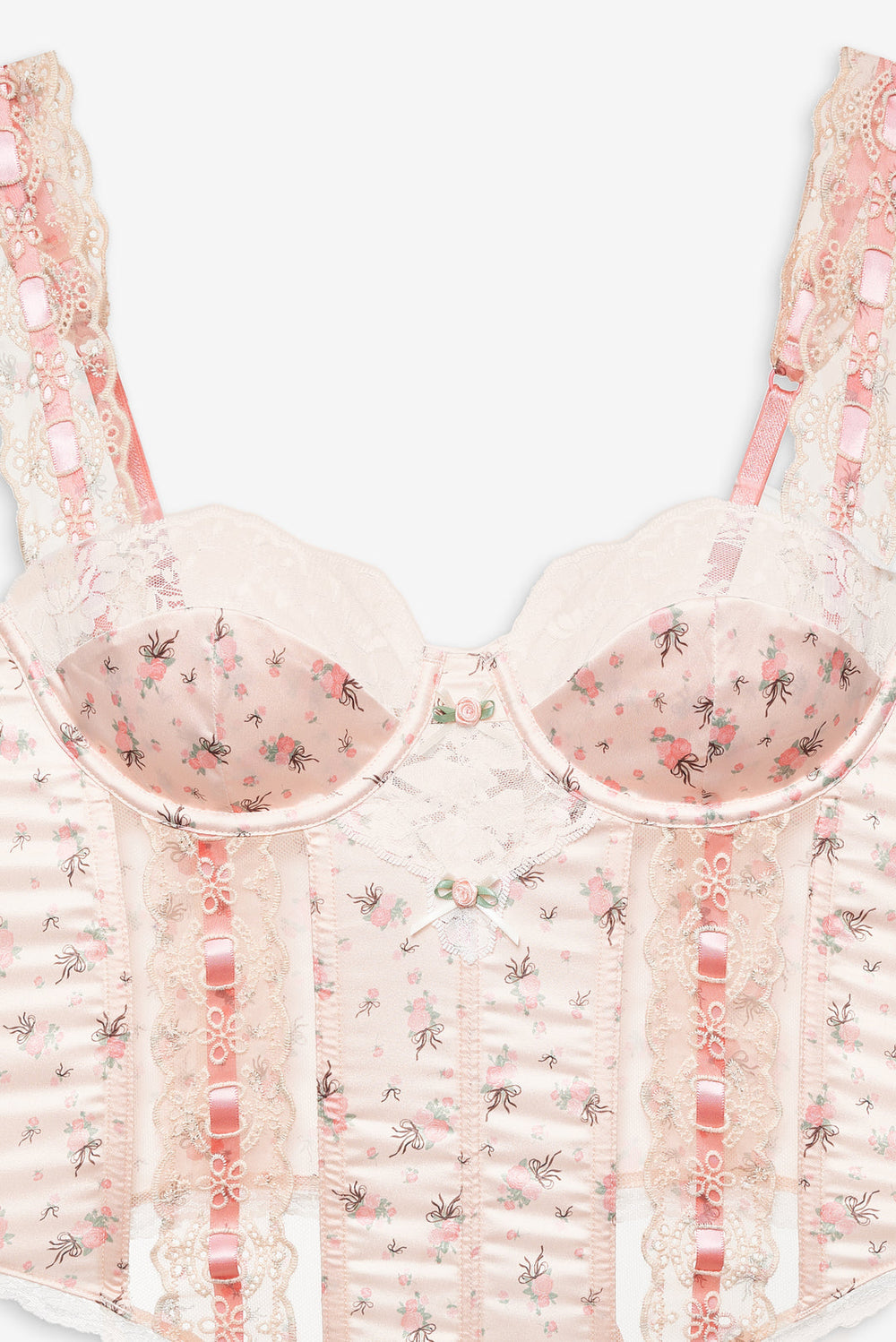 Peaches & Cream Bustier — Peach