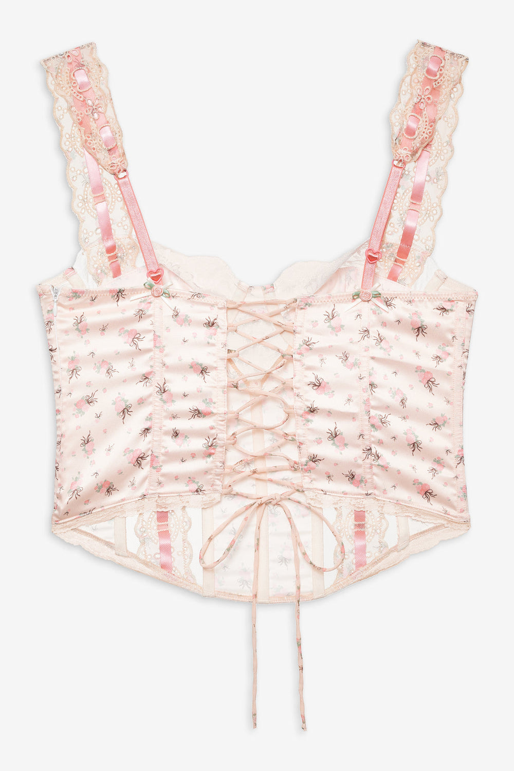 Peaches & Cream Bustier — Peach