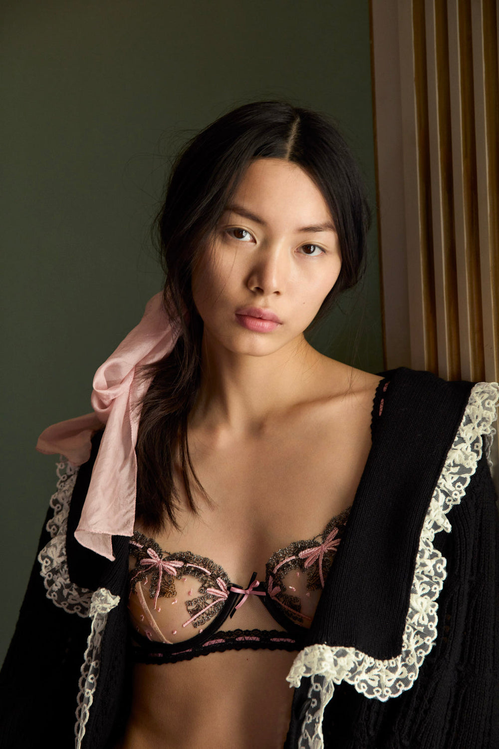 Love Letters Underwire Bra — Black