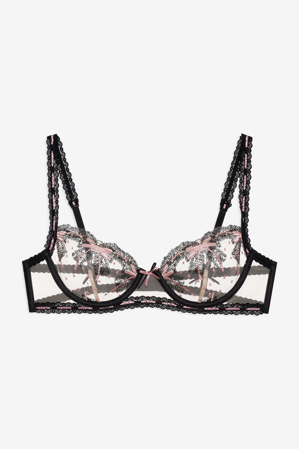 Love Letters Underwire Bra — Black