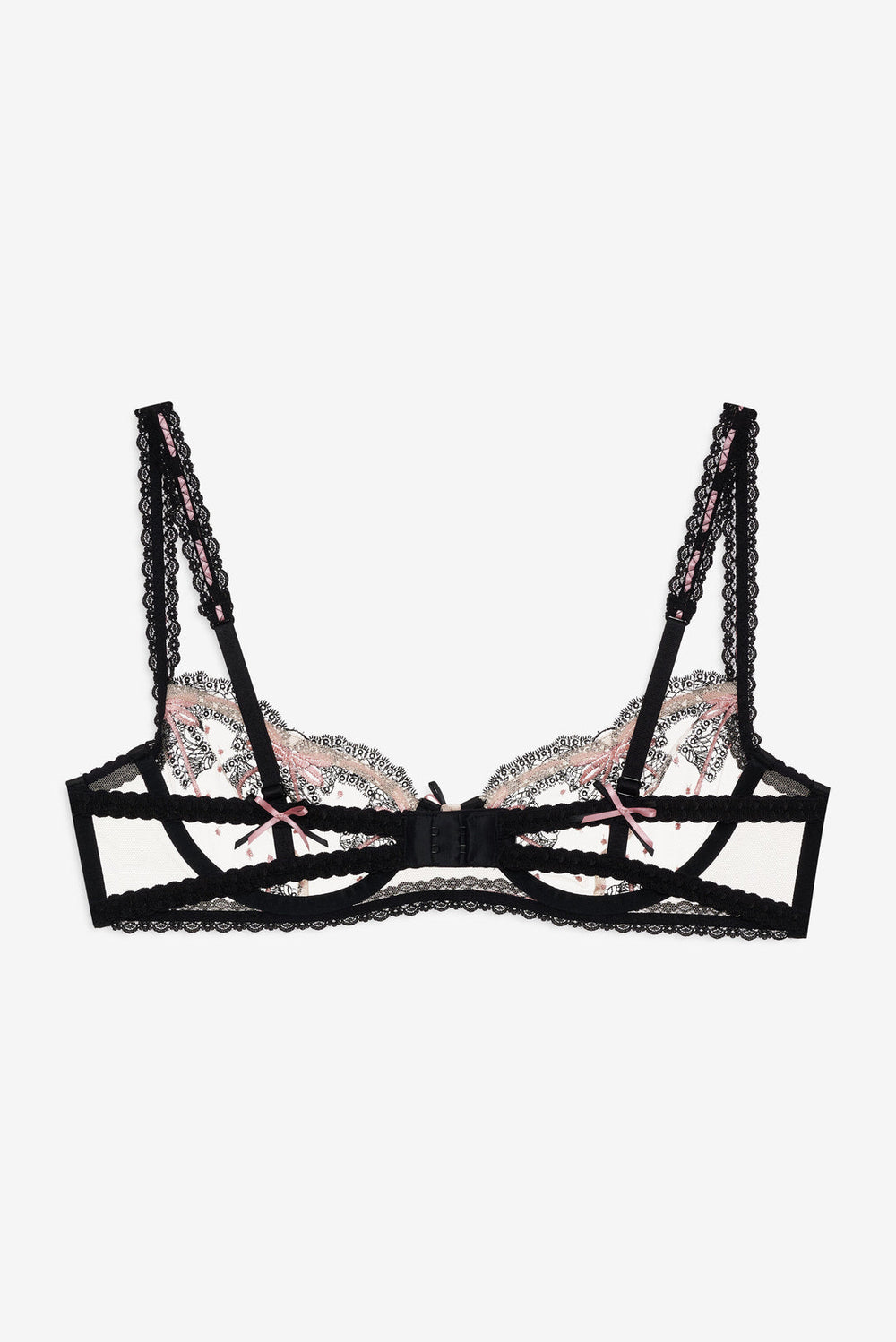 Love Letters Underwire Bra — Black