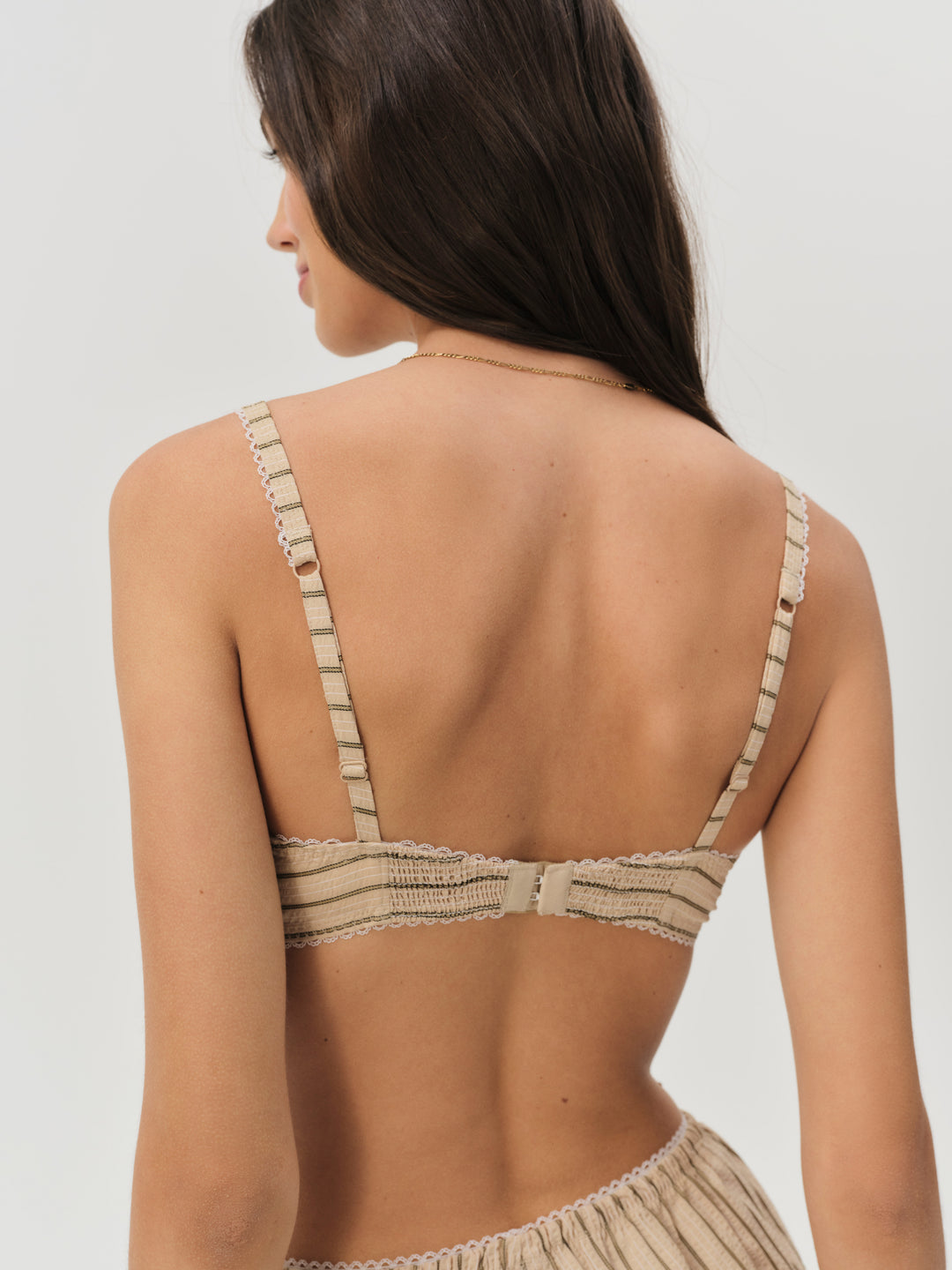 Mindy Underwire Bra — Brown