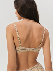 Mindy Underwire Bra — Brown