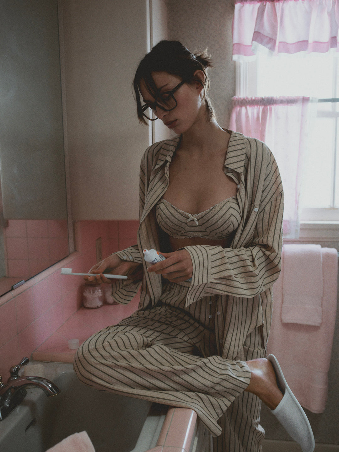 Mindy Underwire Bra — Brown