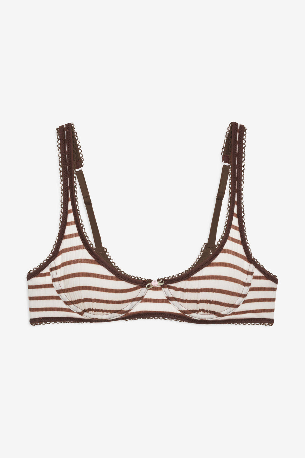 Bella Underwire Bra — Brown