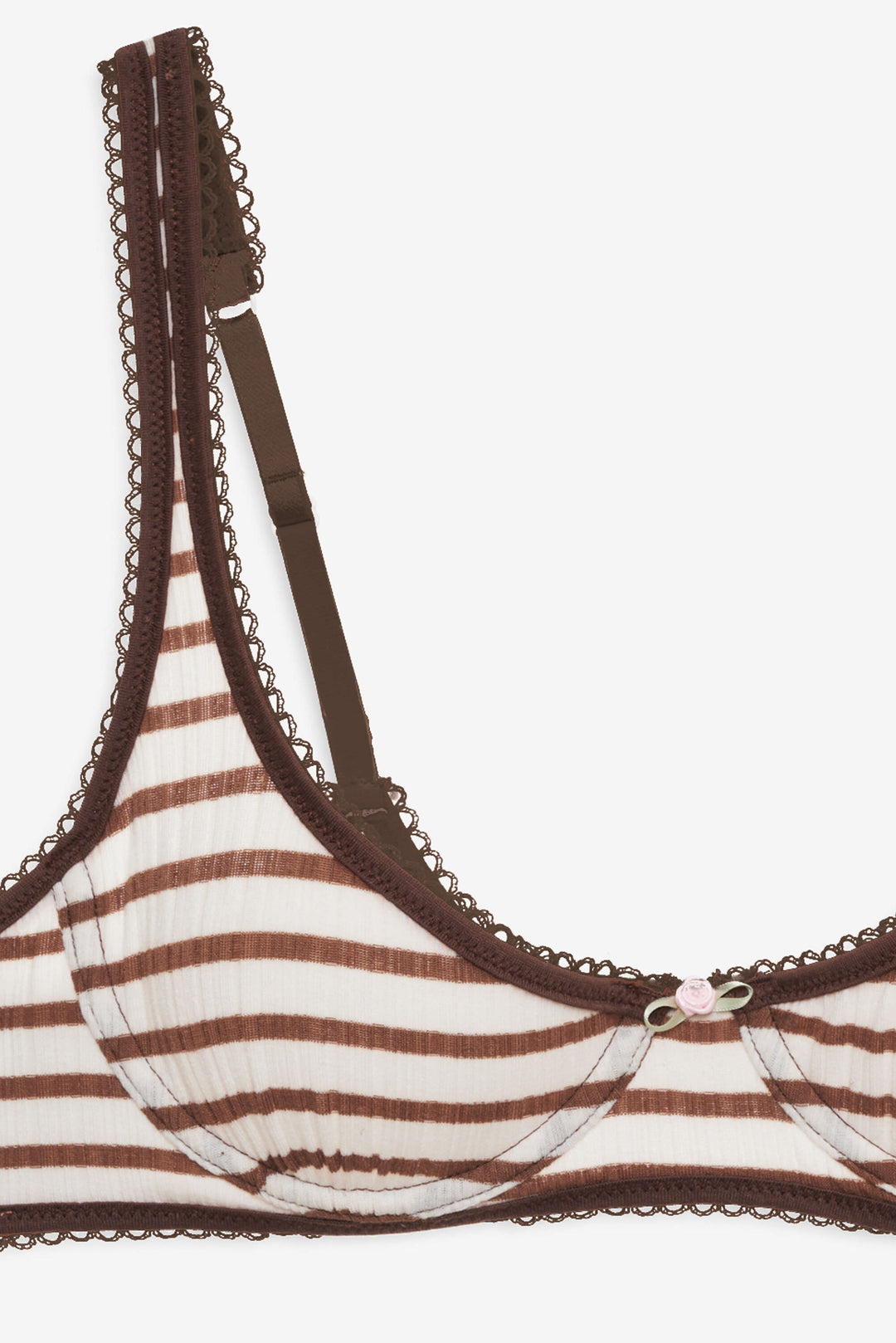 Bella Underwire Bra — Brown