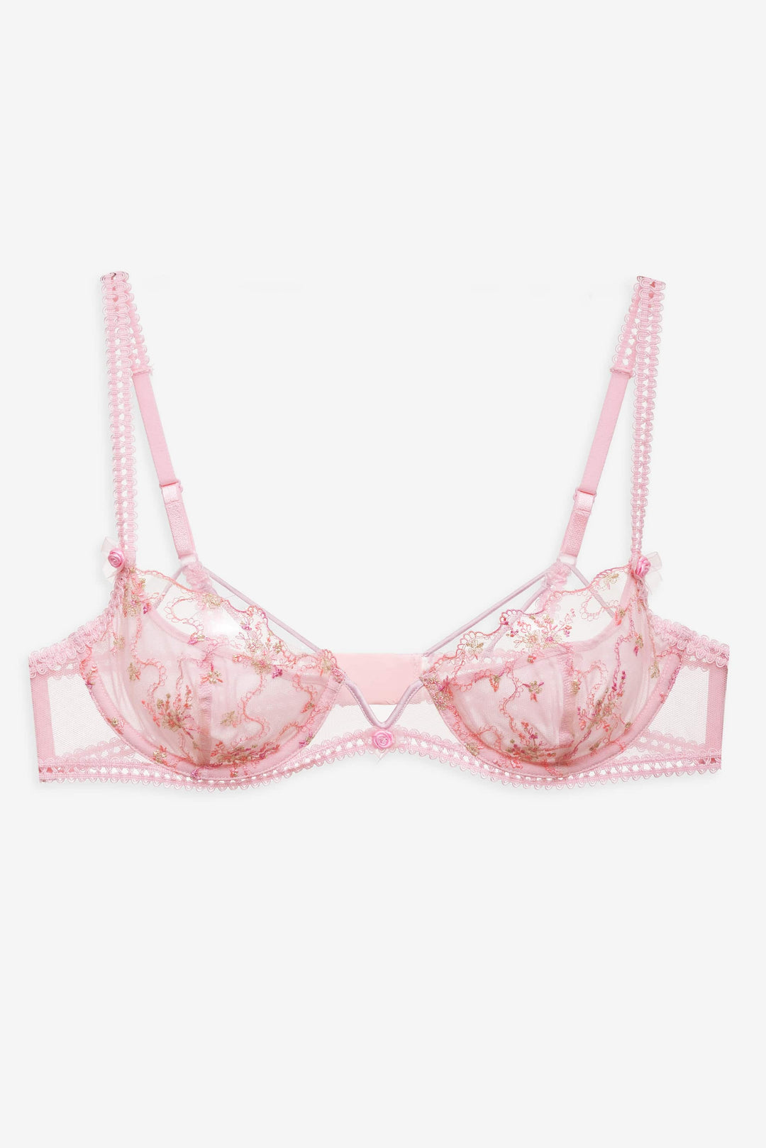 Dainty Daphne Underwire Bra — Pink