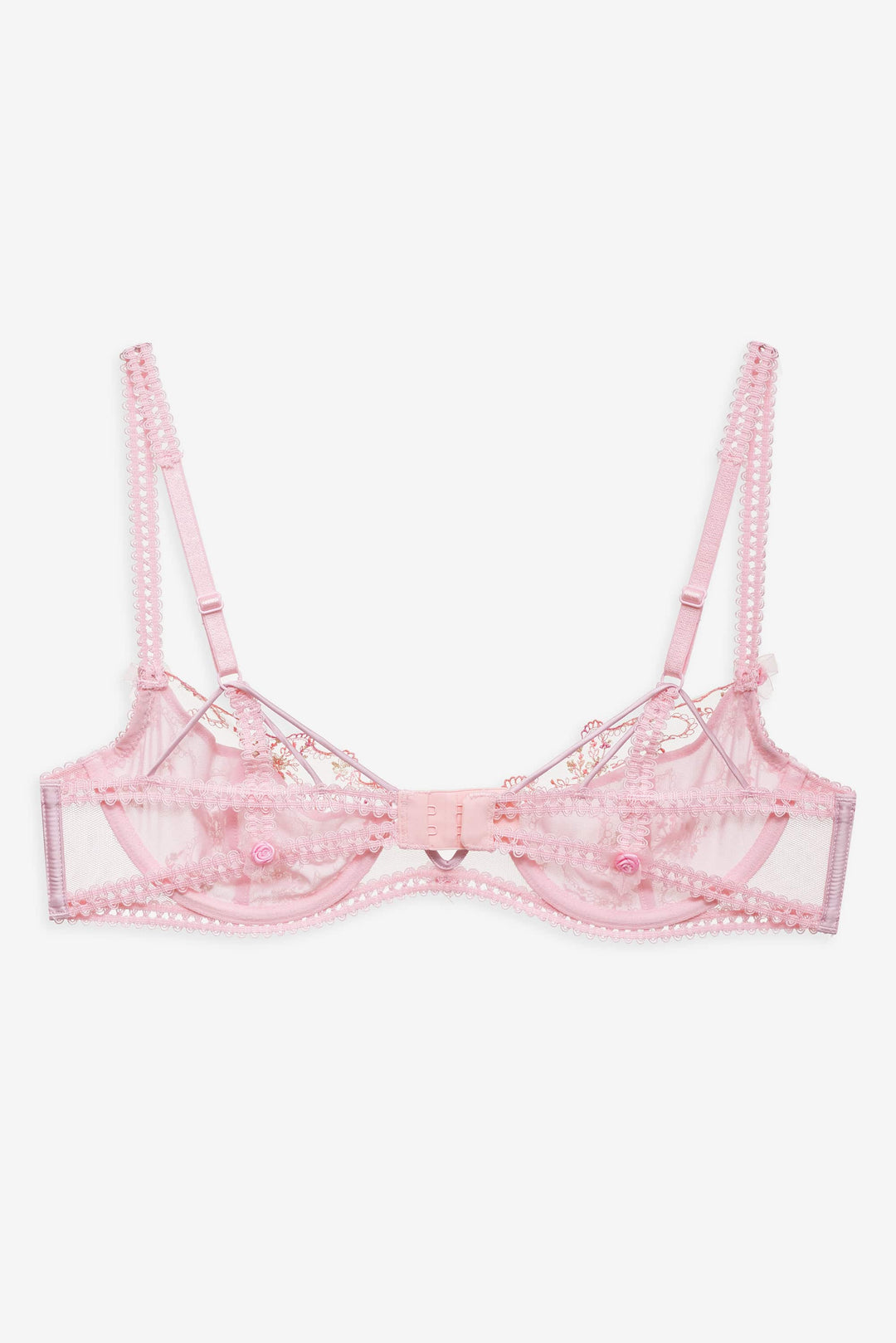 Dainty Daphne Underwire Bra — Pink