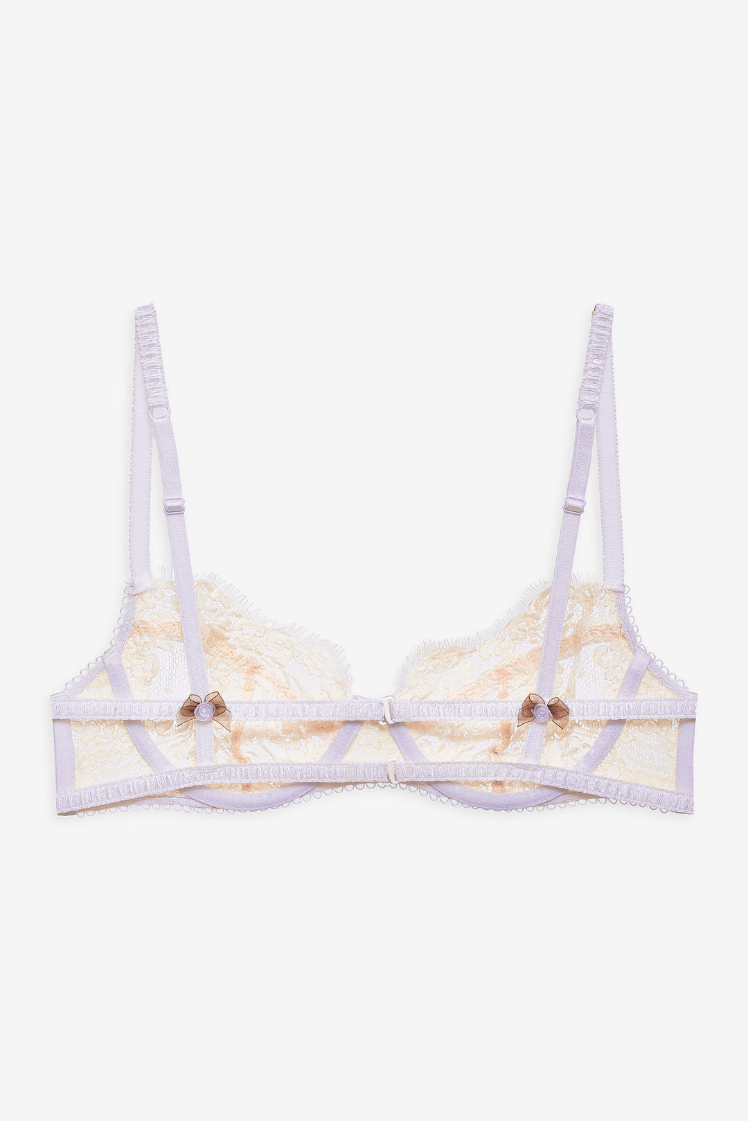 Victoria Lace Underwire Bra — Cream