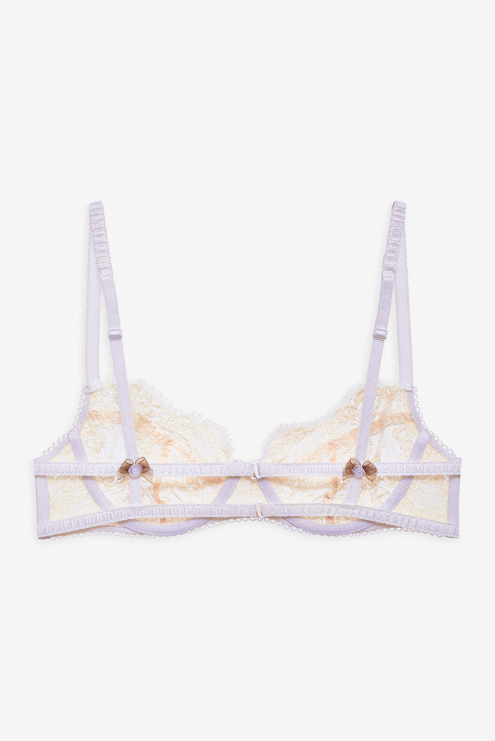 Victoria Lace Underwire Bra — Cream