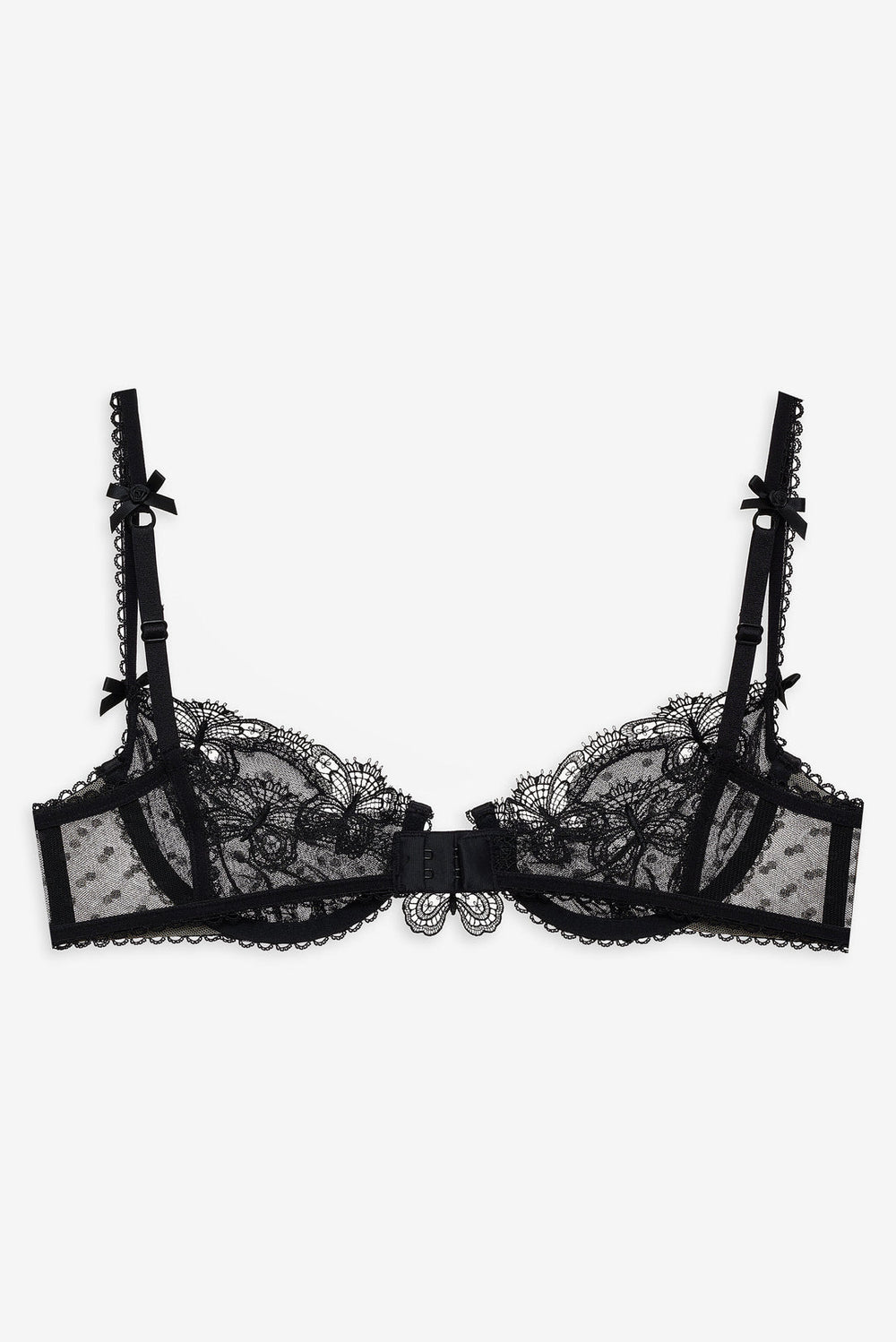 Papillon Underwire Bra — Black