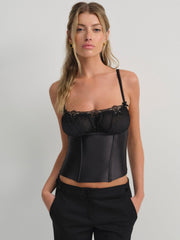 Papillon Bustier — Black