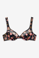 Kayla Underwire Bra — Navy