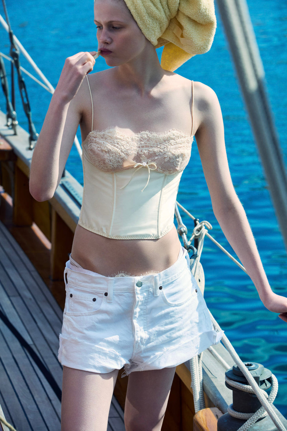 Victoria Bustier — Cream