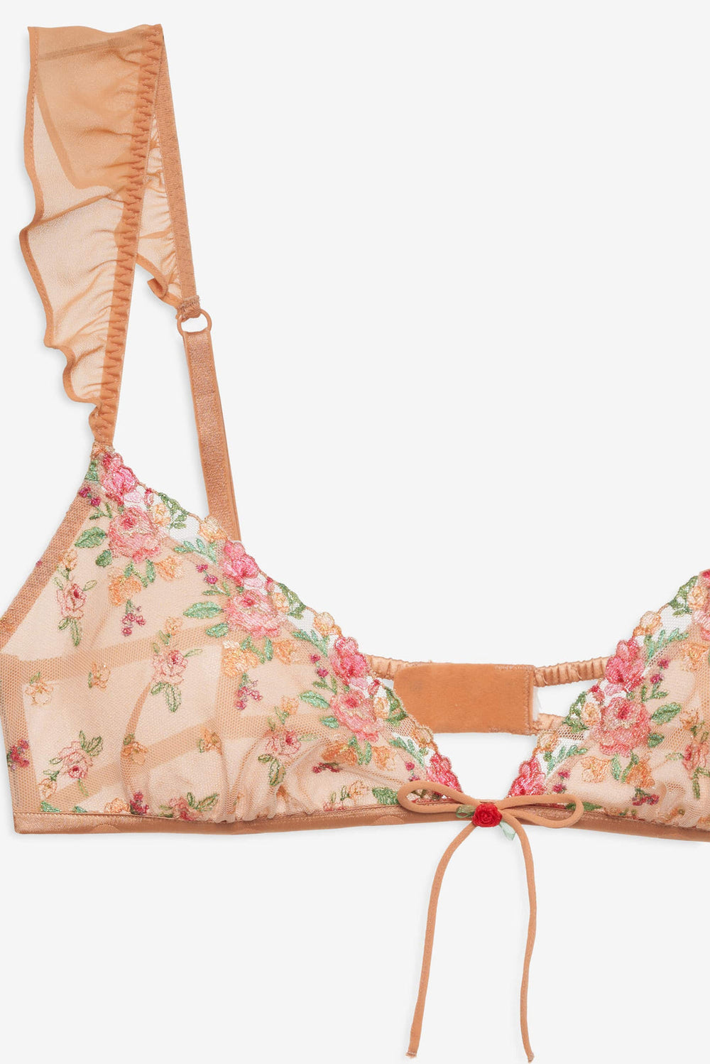 Glimmer Rosebud Bralette — Rose Gold