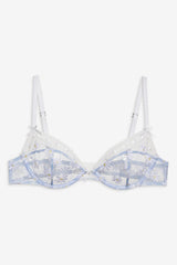 Dee Dee Daisy Underwire Bra — Blue