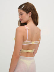 Sunny Bouquet Bustier — Multi Yellow